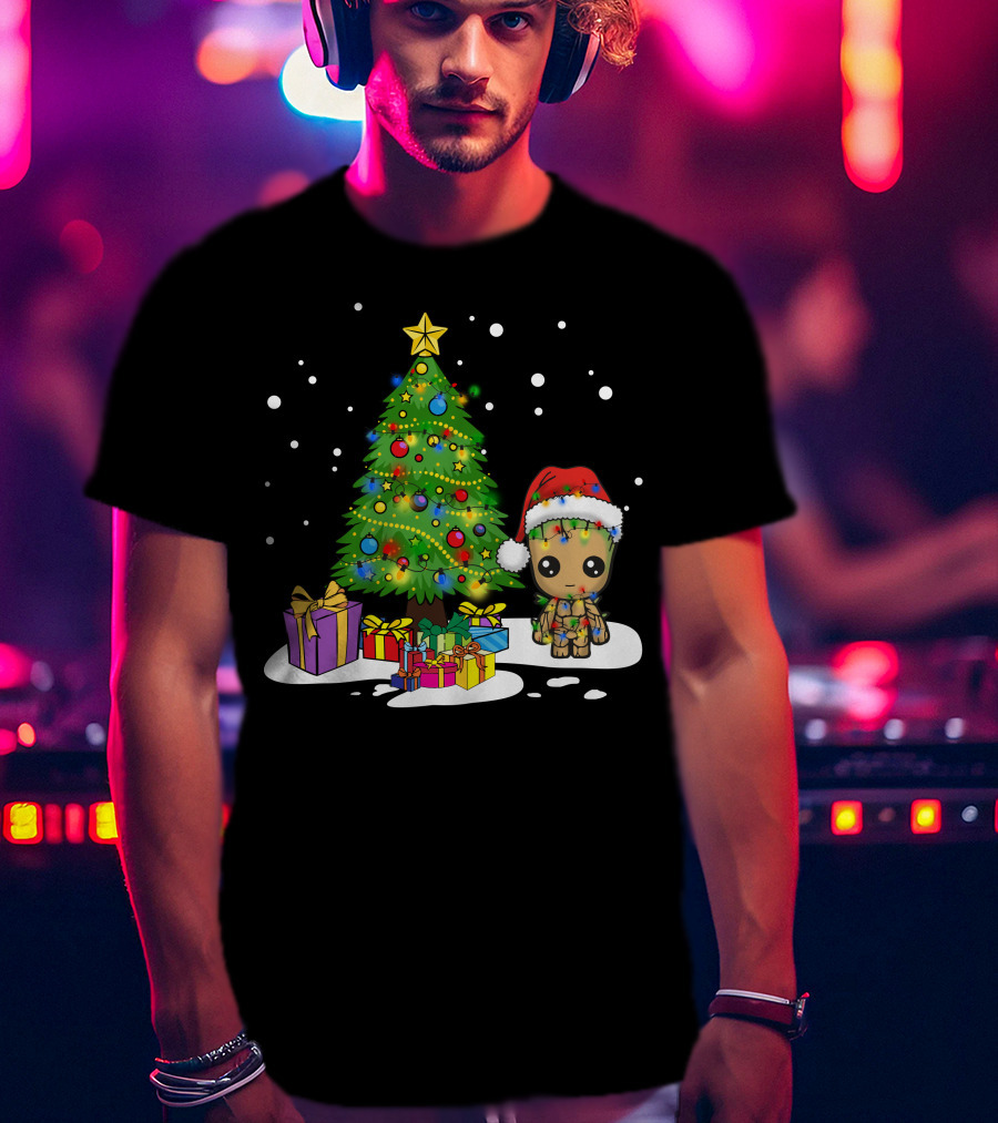 Christmas Tree Presents Fun Decoration T-Shirt