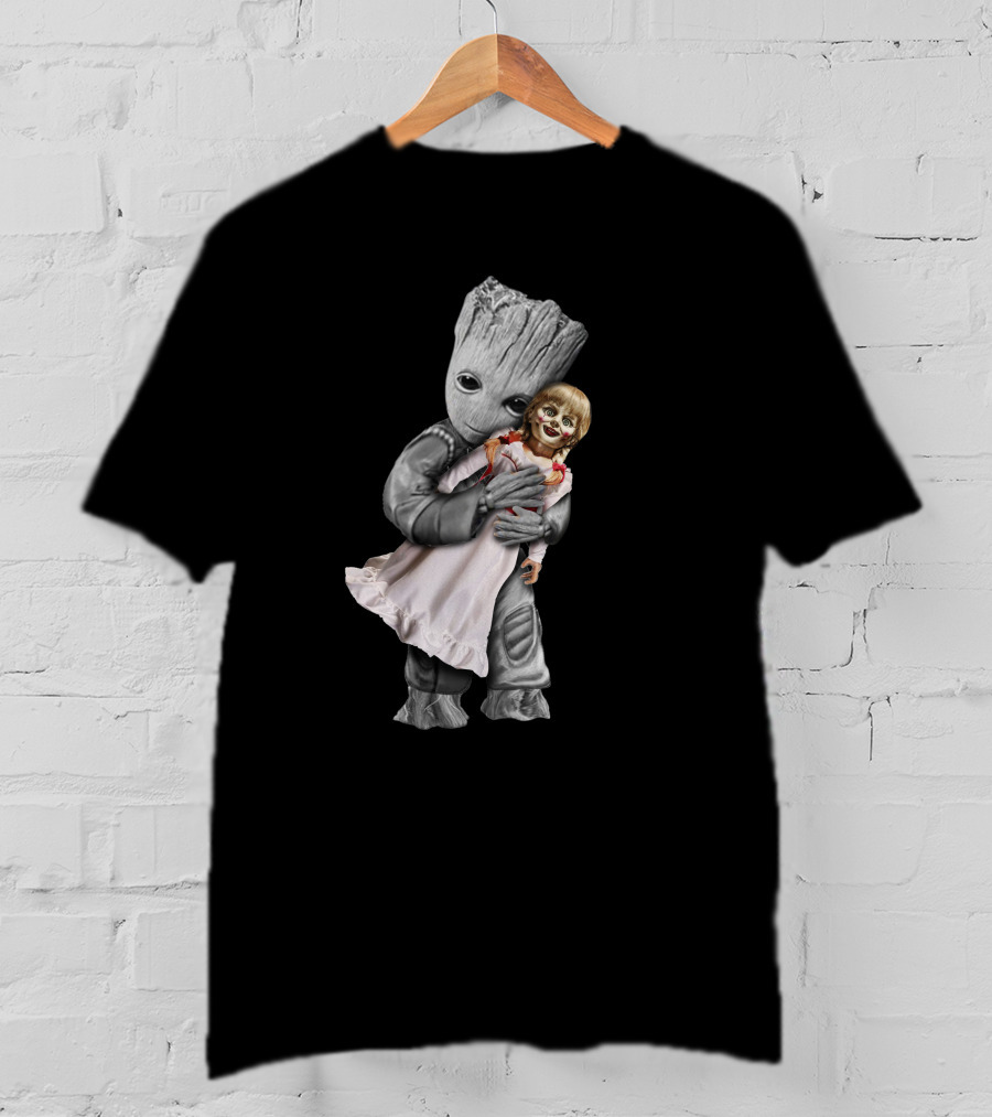 Groot Hugging Annabelle Doll T-Shirt