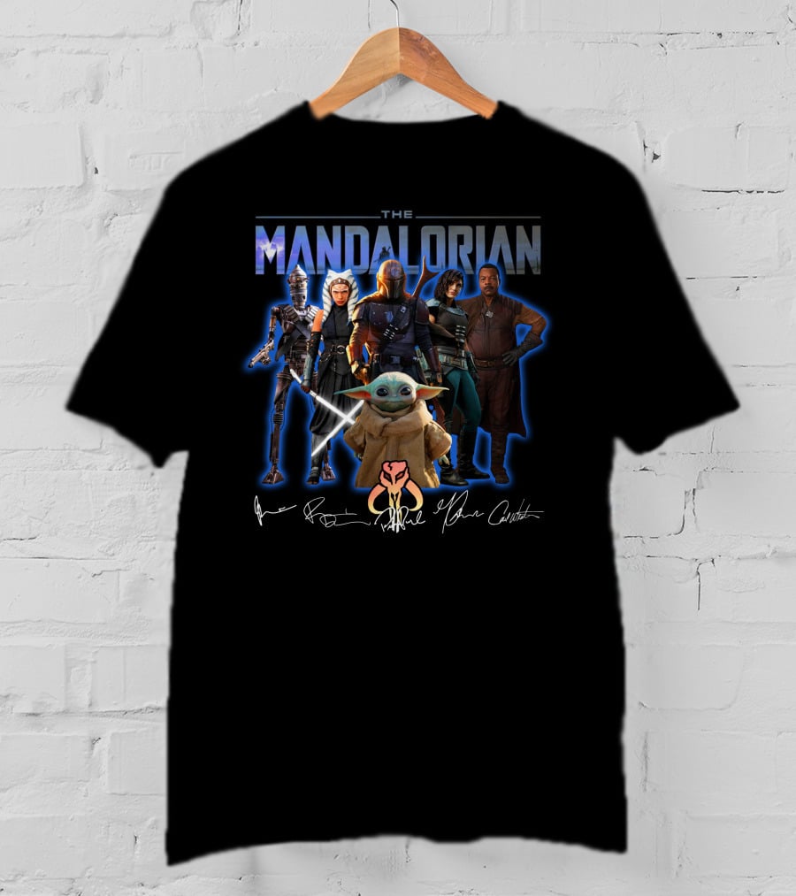 The Mandalorian Grogu Signatures T-Shirt