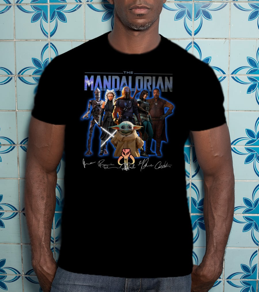 The Mandalorian Grogu Signatures T-Shirt
