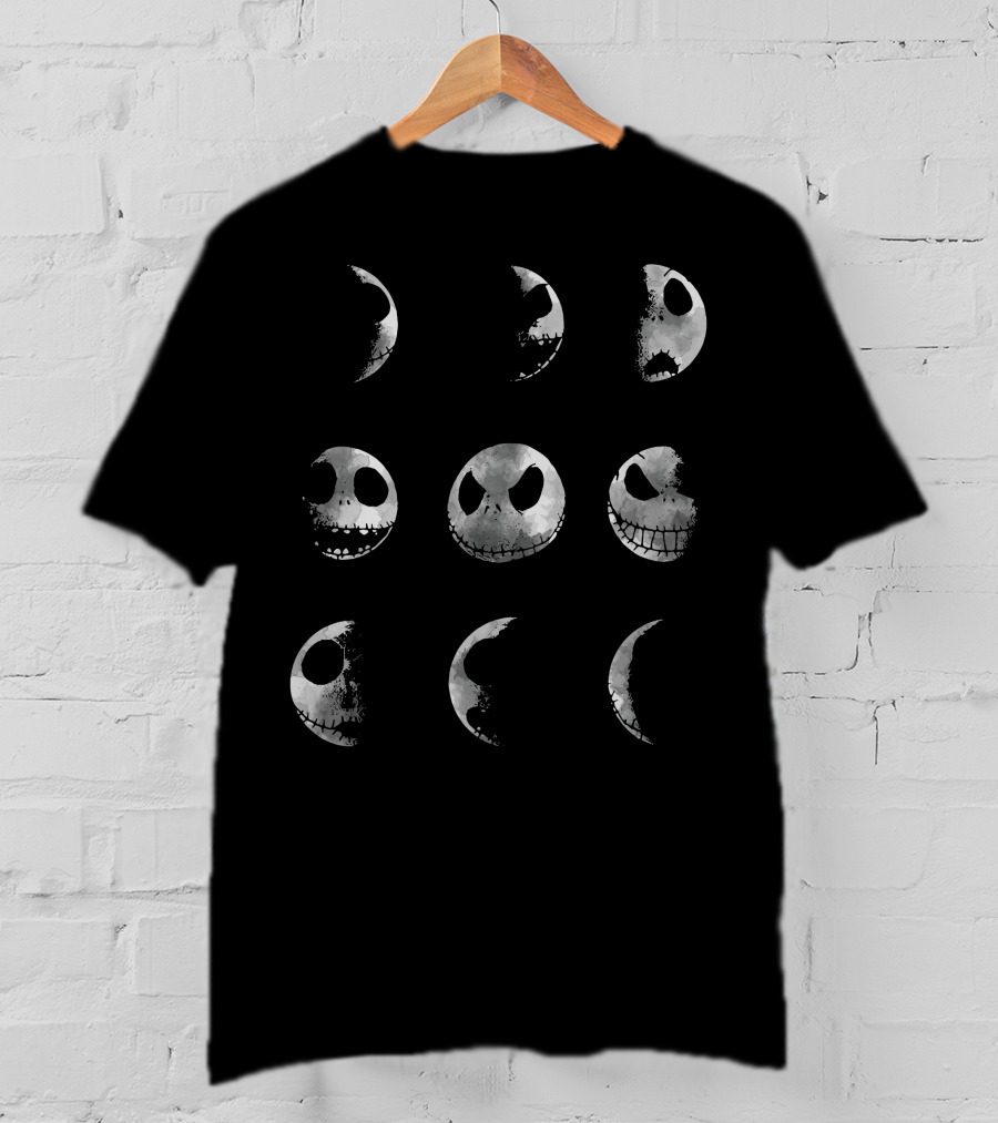 Jack ZN849 Moon Faces Phases T-Shirt
