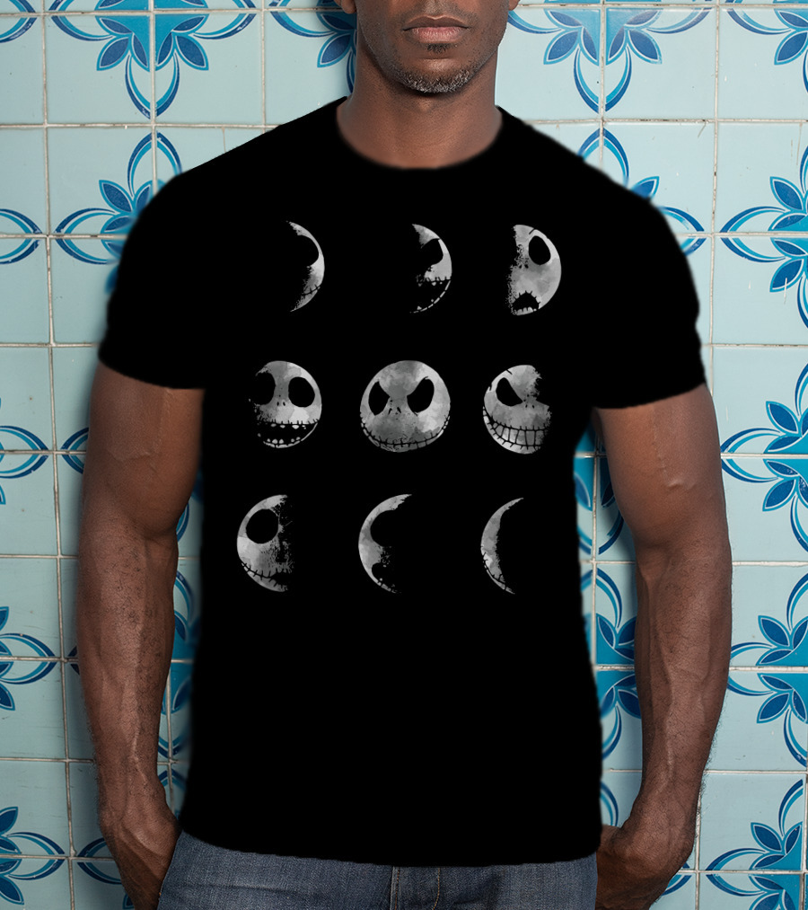 Jack ZN849 Moon Faces Phases T-Shirt