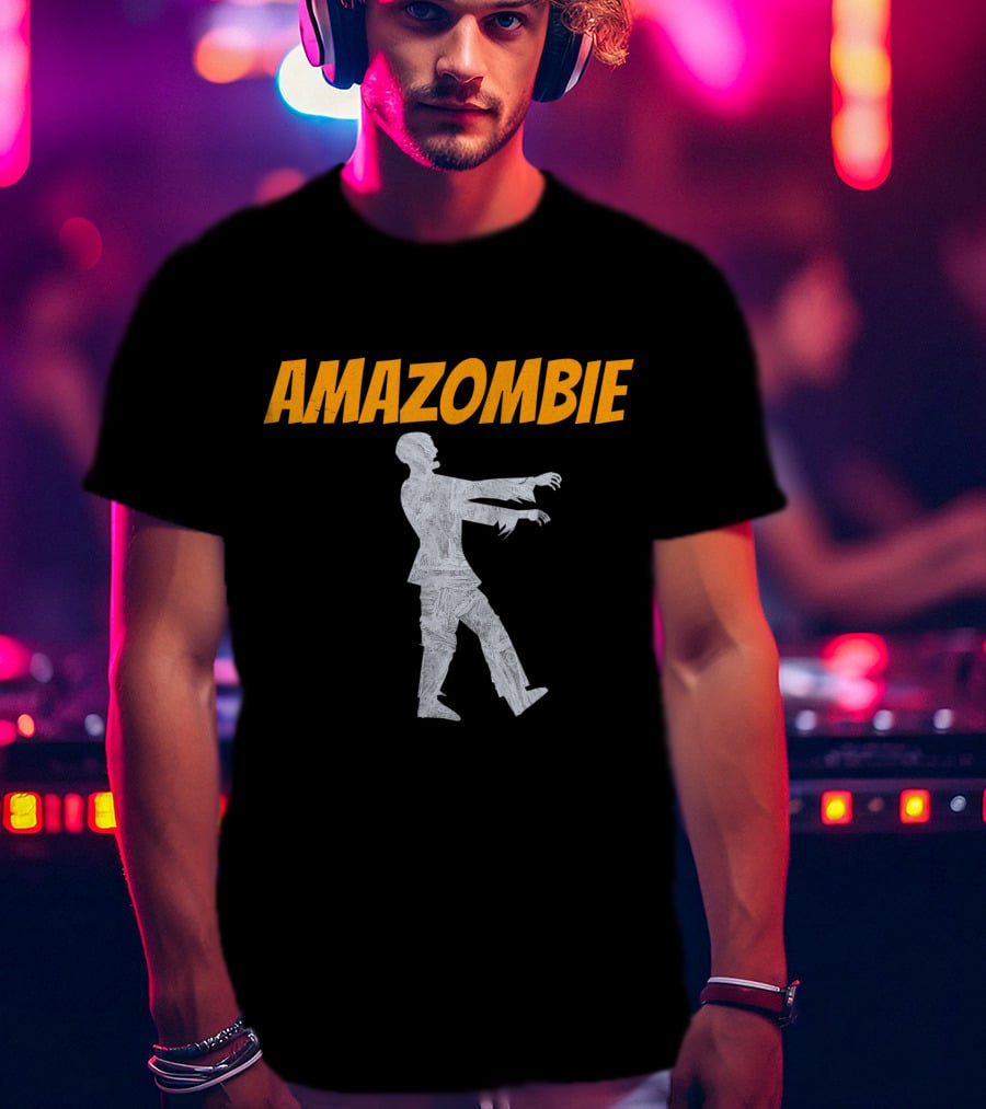 AMAZOMBIE Classic Walking Dead Figure T-Shirt