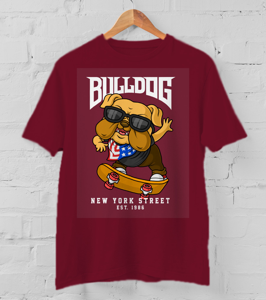 Bulldog New York Street Est. 1986 T-Shirt