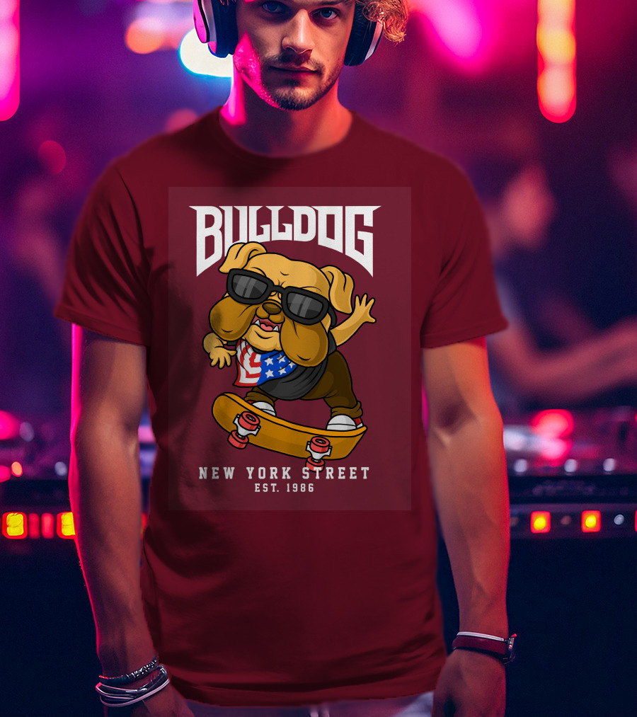 Bulldog New York Street Est. 1986 T-Shirt