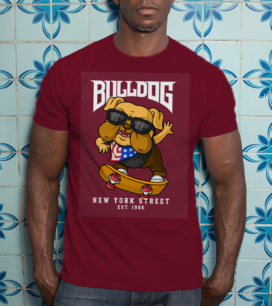 Bulldog New York Street Est. 1986 T-Shirt