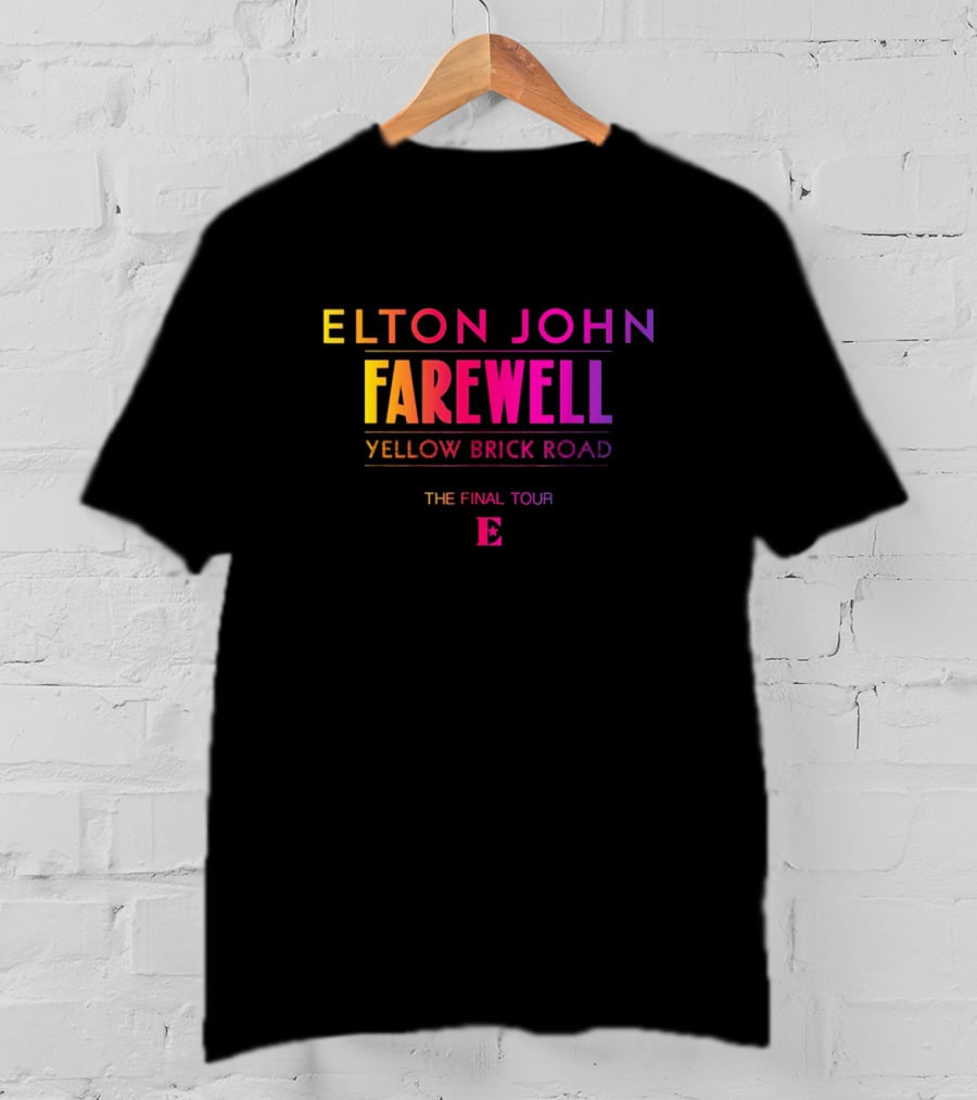 Elton John Farewell Yellow Brick Road Final Tour T-Shirt