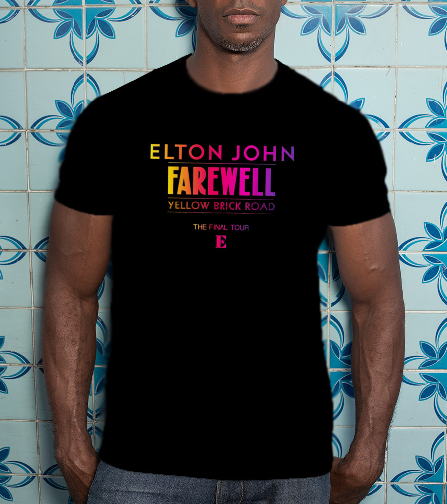 Elton John Farewell Yellow Brick Road Final Tour T-Shirt