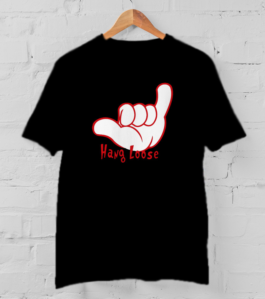 Hang Loose Shaka Hand Gesture Beach Vibes T-Shirt