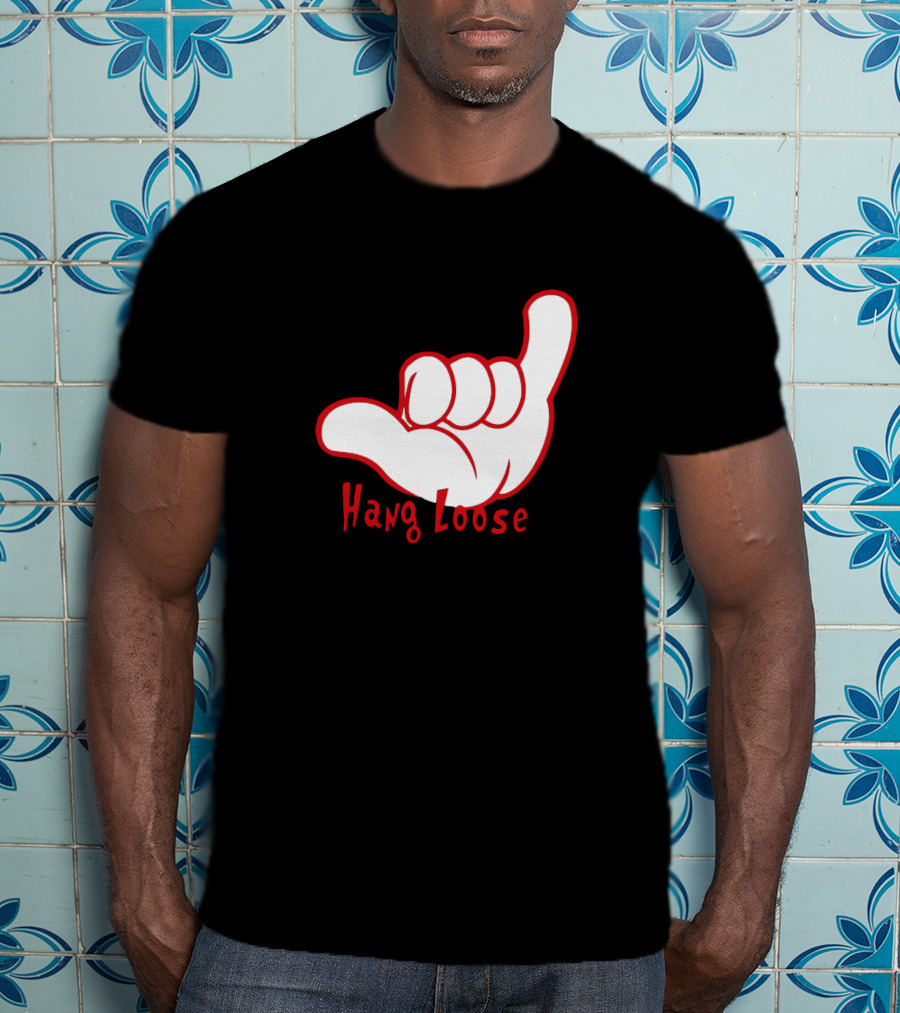 Hang Loose Shaka Hand Gesture Beach Vibes T-Shirt