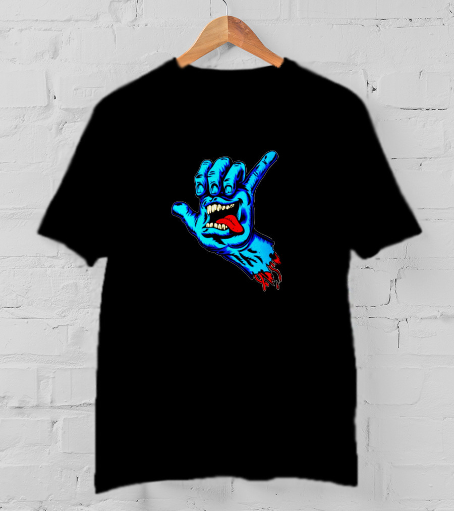 Santa Cruz Screaming Hand Hang Loose Gesture T-Shirt