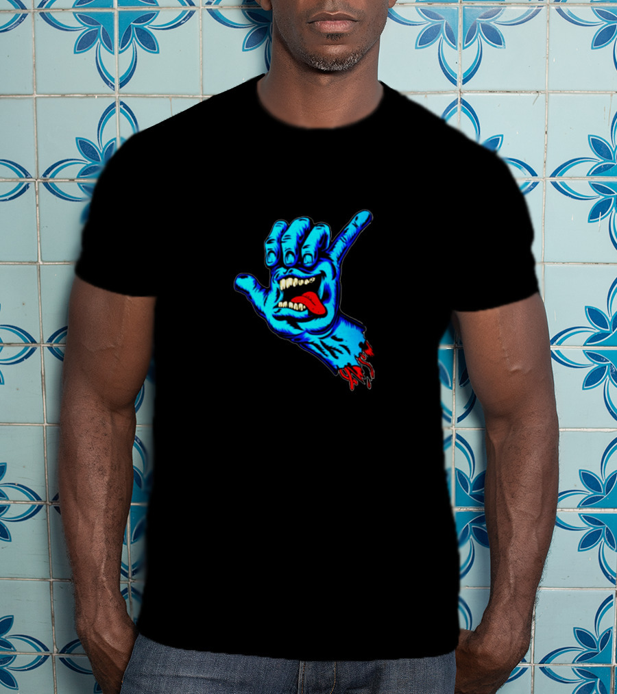 Santa Cruz Screaming Hand Hang Loose Gesture T-Shirt