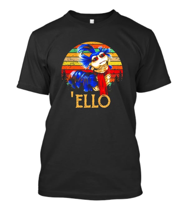 Labyrinth 'Ello Worm Retro Sunset T-Shirt