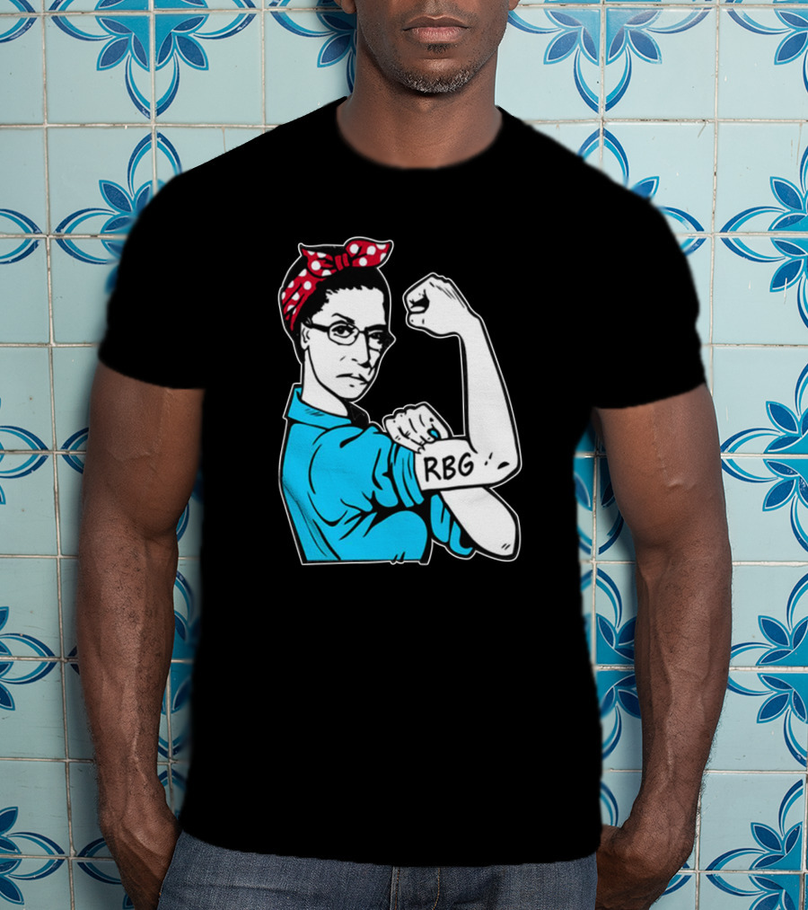 RBG Unbreakable Ruth Bader Ginsburg Feminist Icon Dissent Rosie The Riveter T-Shirt