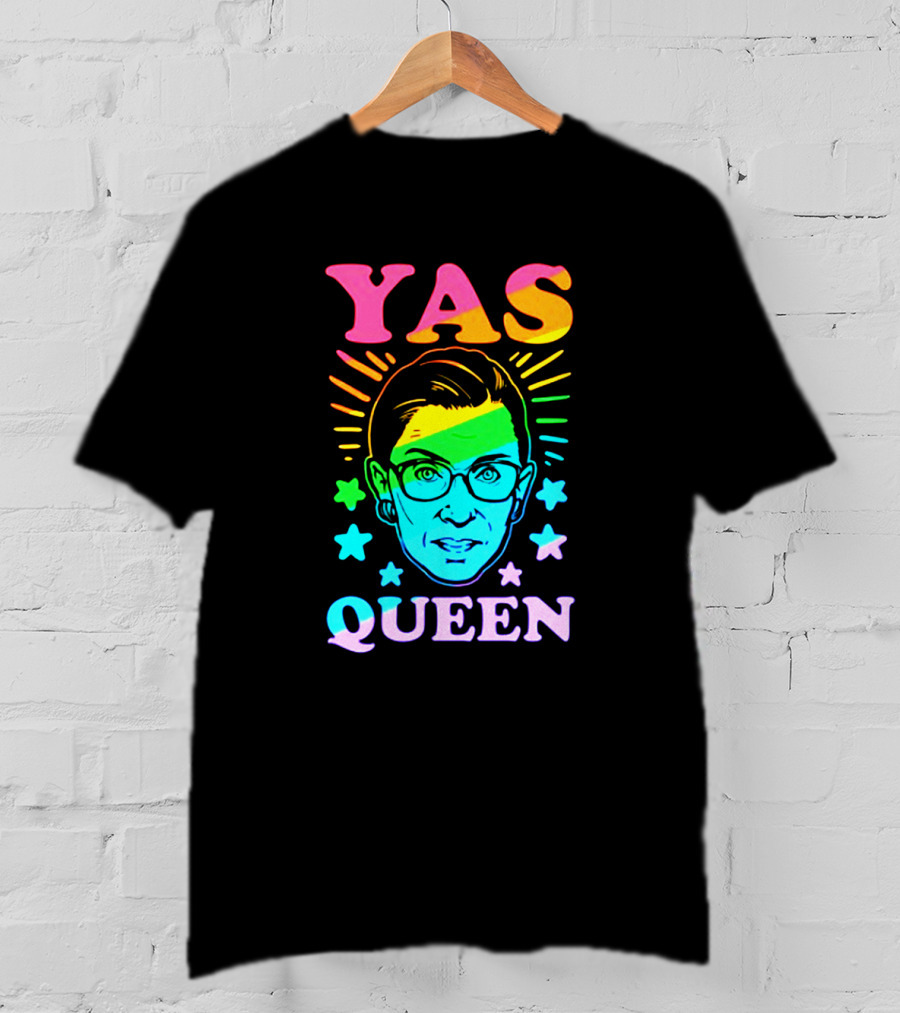 Yas Queen Rbg Rainbow Stars T-Shirt