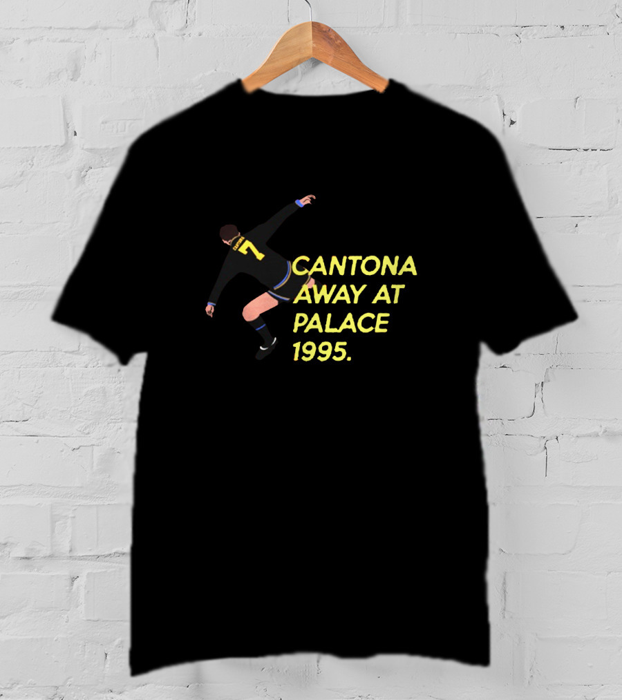 Current Stress Level Cantona Away At Palace 1995 Iconic Football Moment T-Shirt