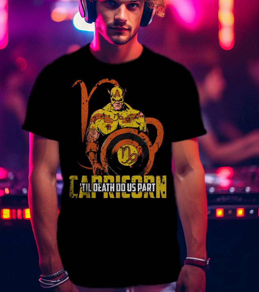 Capricorn Marvel 'Til Death Do Us Part Captain Zodiac Zombie T-Shirt