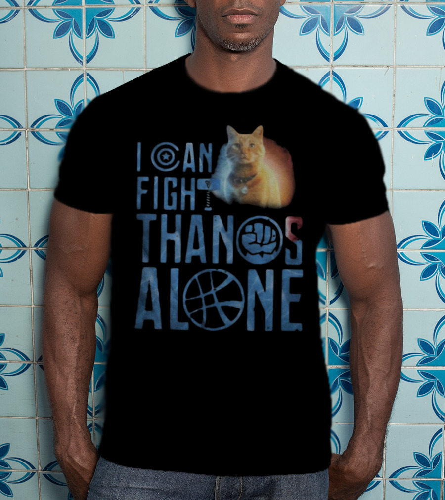 Cat Goose Empowered By Avengers To Defeat Thanos Independently T-Shirt