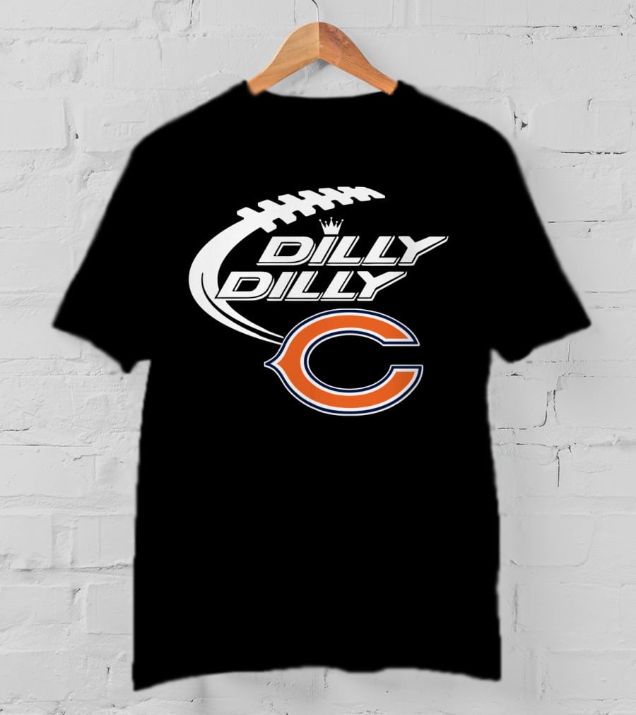 Chicago Bears Dilly Dilly Bud Light Football Fans T-Shirt