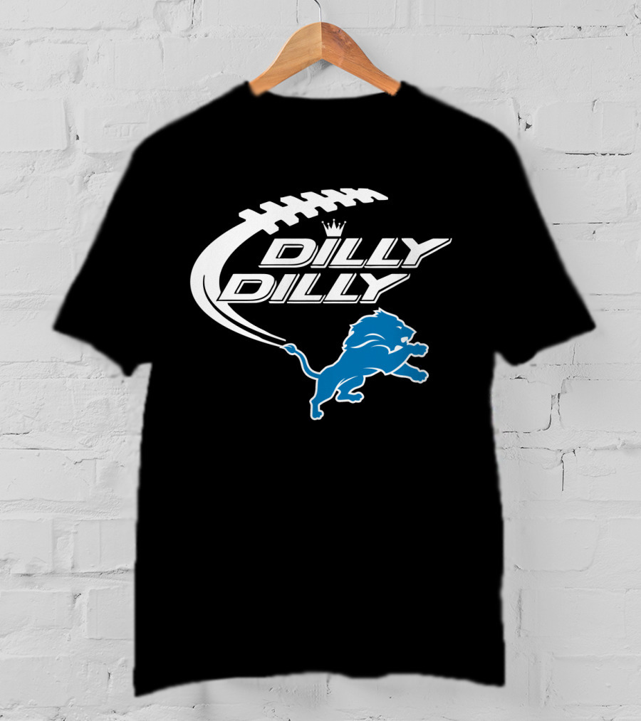 Detroit Lions Dilly Dilly Bud Light Football Lions T-Shirt