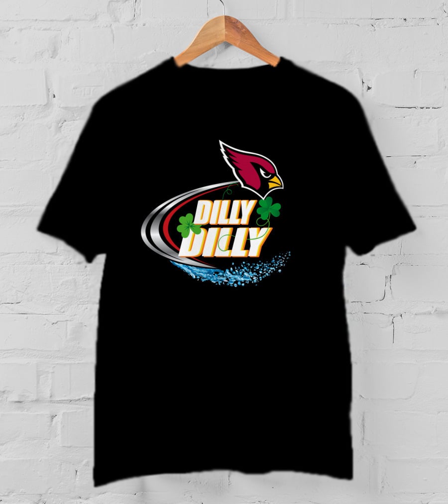 Dilly Dilly Arizona Cardinals Shamrock Splash T-Shirt