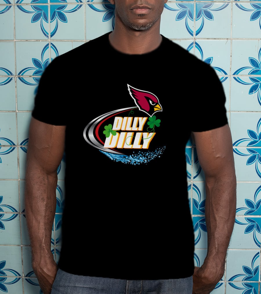 Dilly Dilly Arizona Cardinals Shamrock Splash T-Shirt