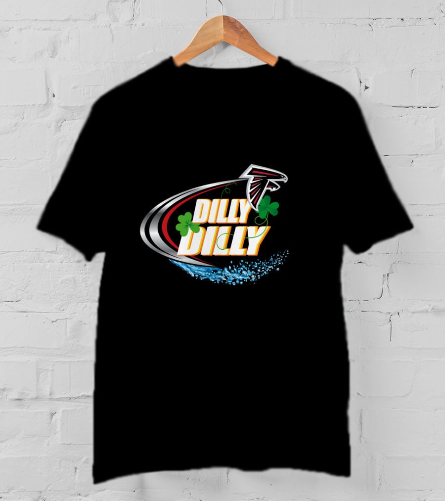 Dilly Dilly Atlanta Falcons Shamrock Splash T-Shirt