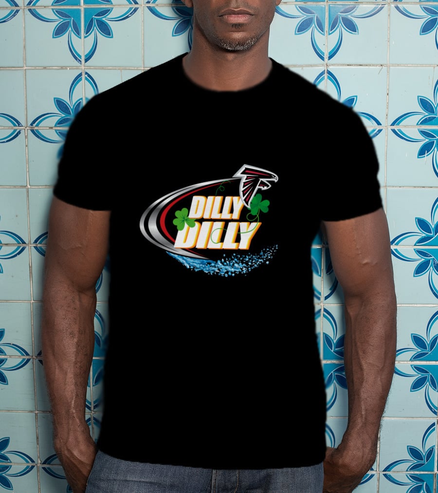 Dilly Dilly Atlanta Falcons Shamrock Splash T-Shirt