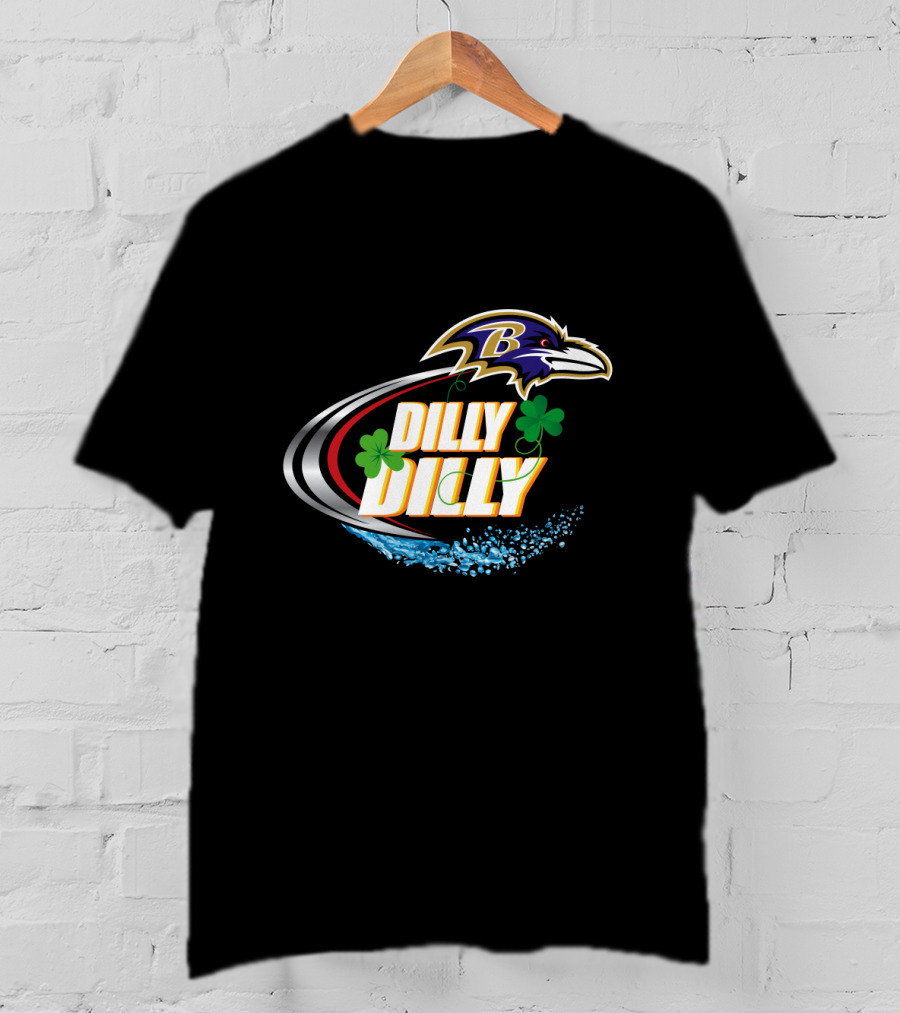 Dilly Dilly Baltimore Ravens Shamrock T-Shirt