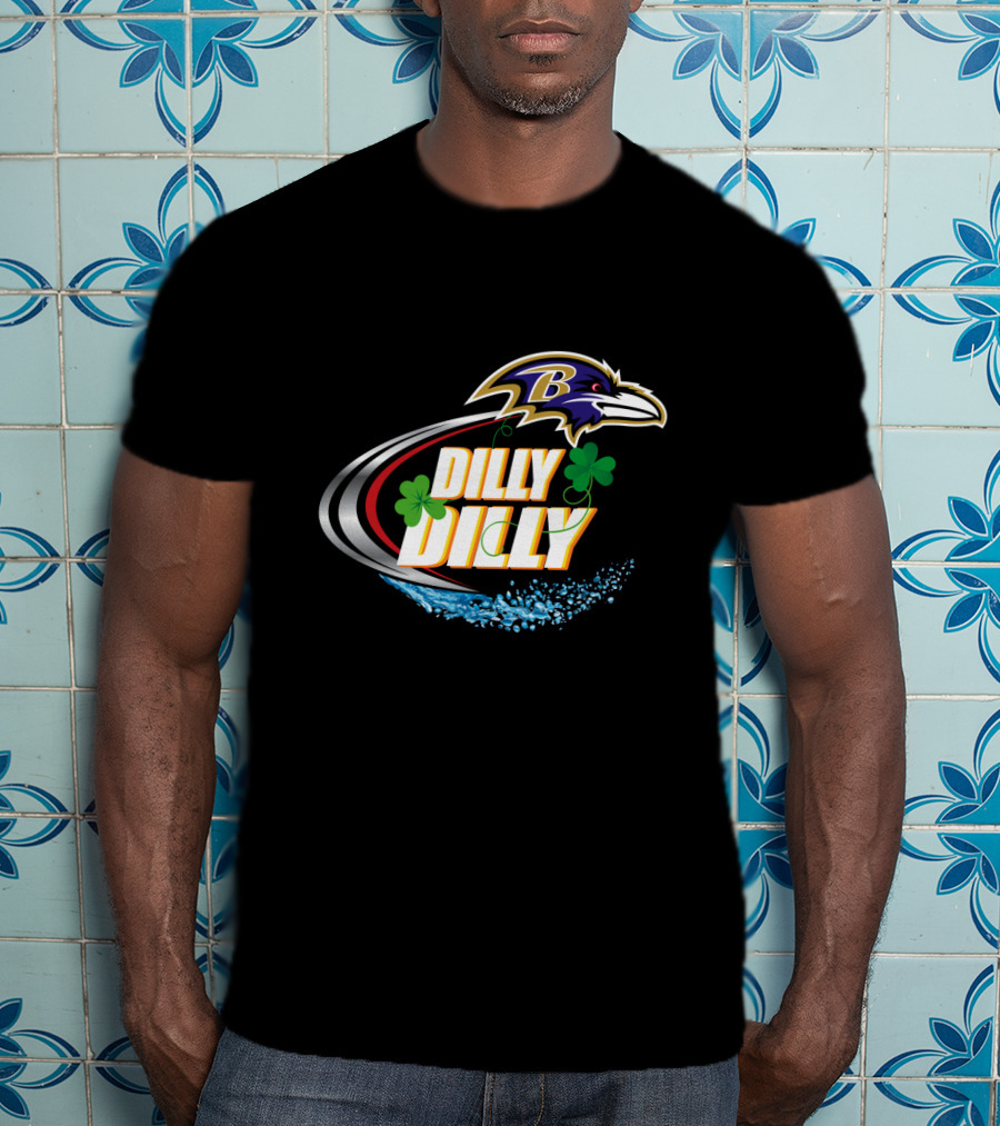 Dilly Dilly Baltimore Ravens Shamrock T-Shirt