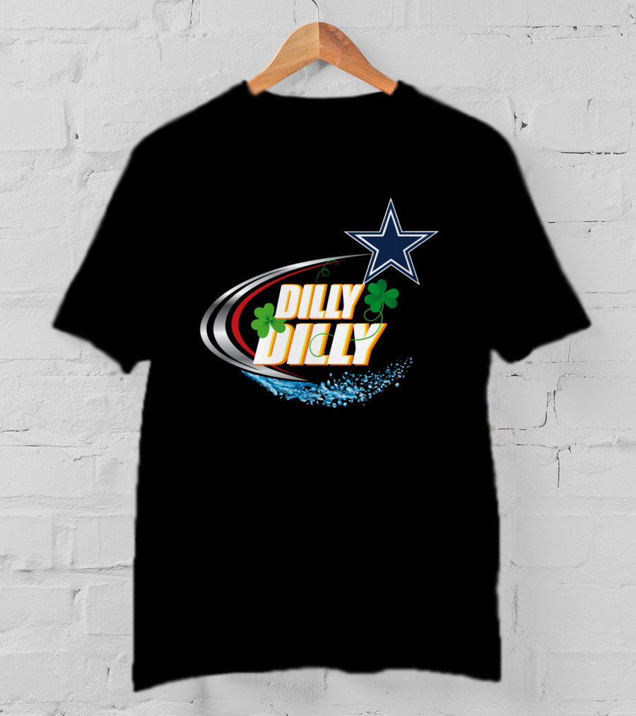 Dilly Dilly Cowboys Star Shamrocks T-Shirt