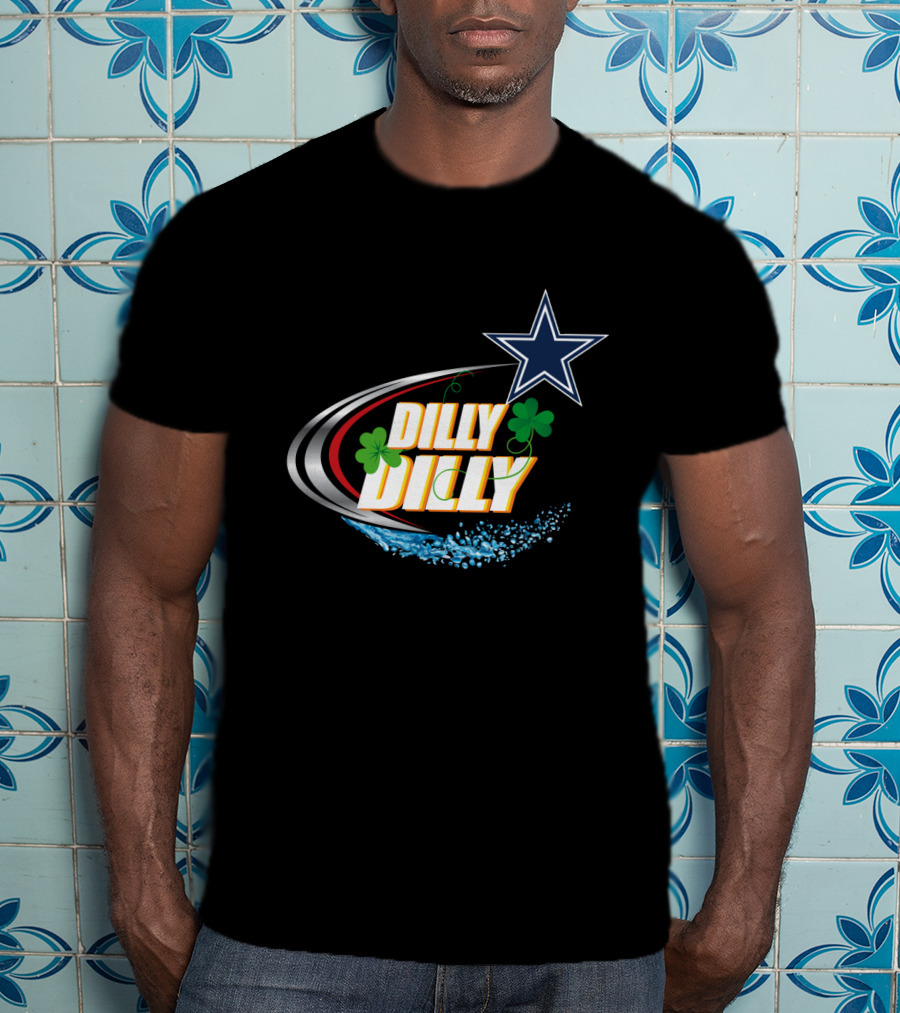 Dilly Dilly Cowboys Star Shamrocks T-Shirt