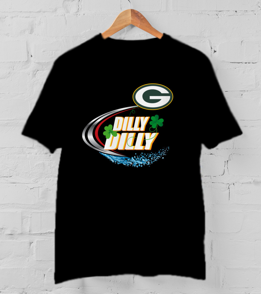 Green Bay Packers Dilly Dilly Clover Splash T-Shirt