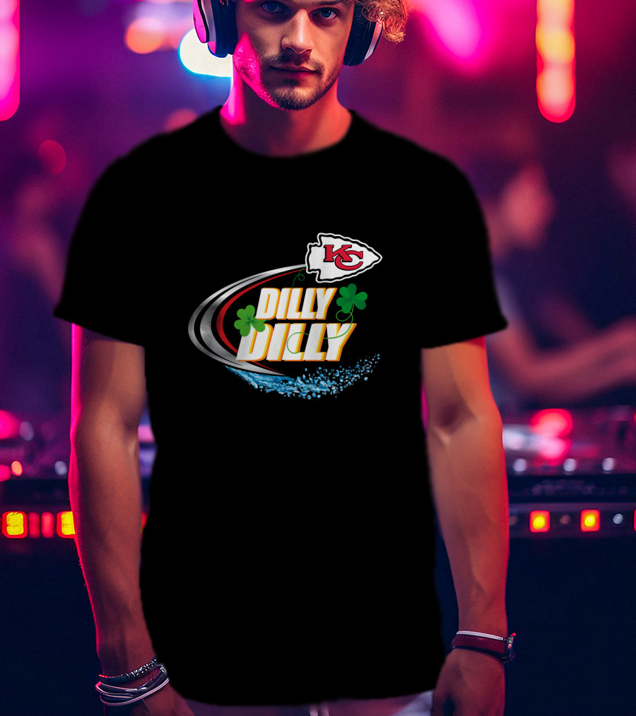 Dilly Dilly Kansas City Chiefs Shamrock T-Shirt