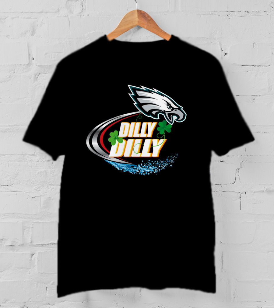 Dilly Dilly Philadelphia Eagles Shamrock Splash T-Shirt