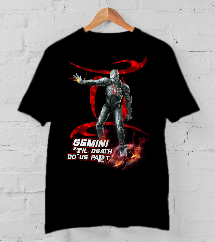Gemini Til Death Do Us Part Iron Man Marvel Fans Fandom T-Shirt