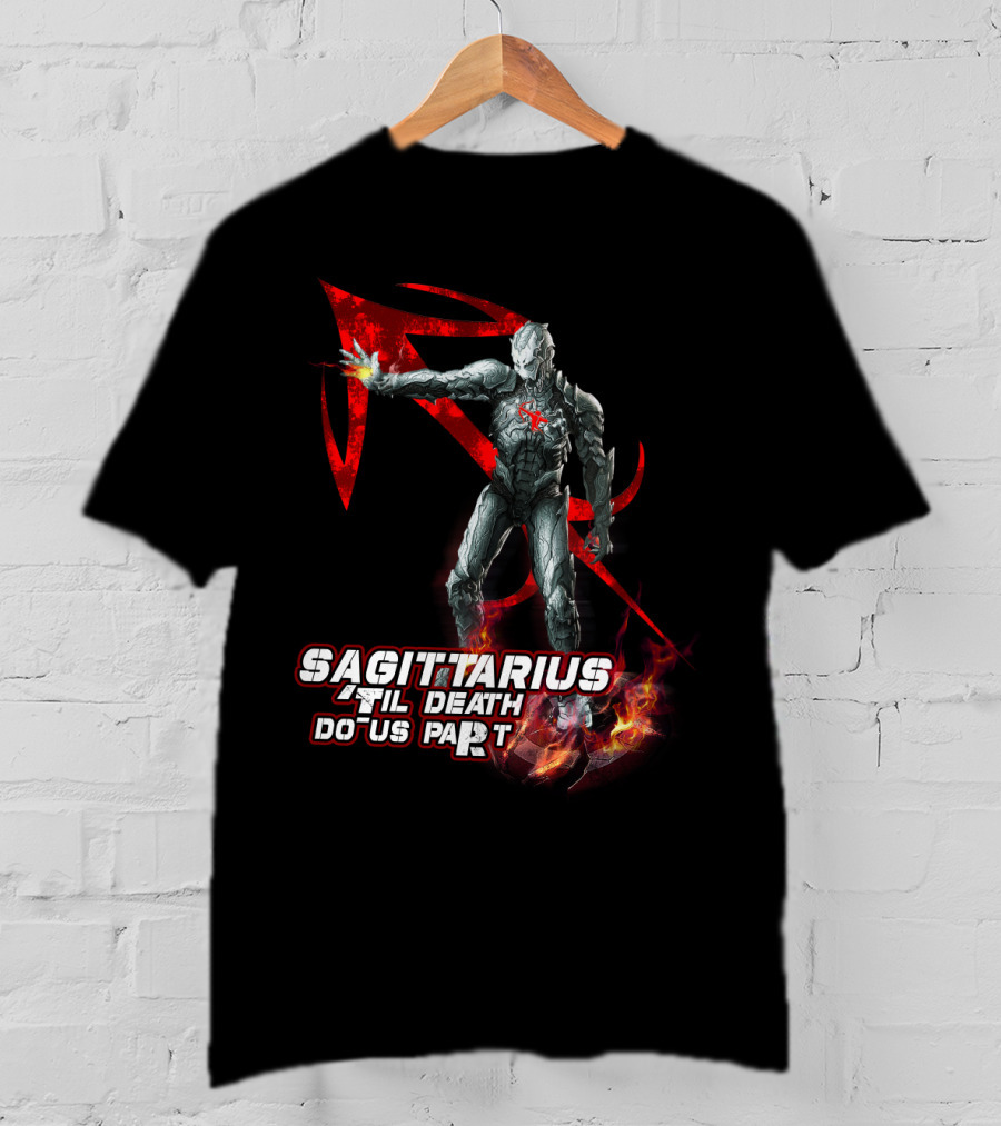 Sagittarius 'Til Death Do Us Part Iron Man Marvel Fans T-Shirt