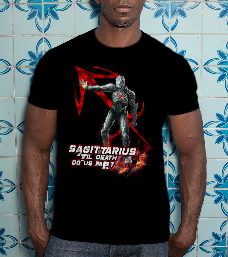 Sagittarius 'Til Death Do Us Part Iron Man Marvel Fans T-Shirt
