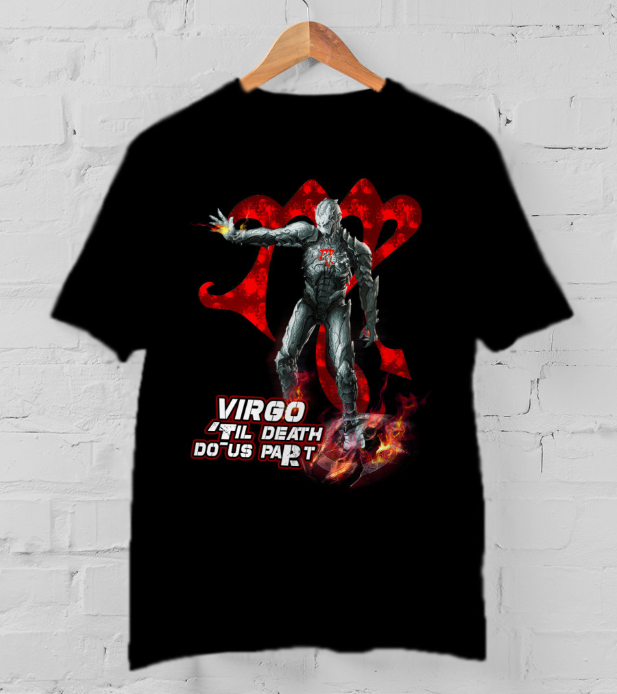Virgo Til Death Do Us Part Marvel Iron Man Fans T-Shirt