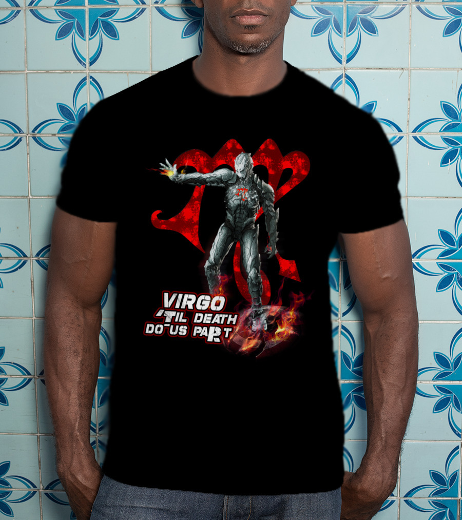 Virgo Til Death Do Us Part Marvel Iron Man Fans T-Shirt