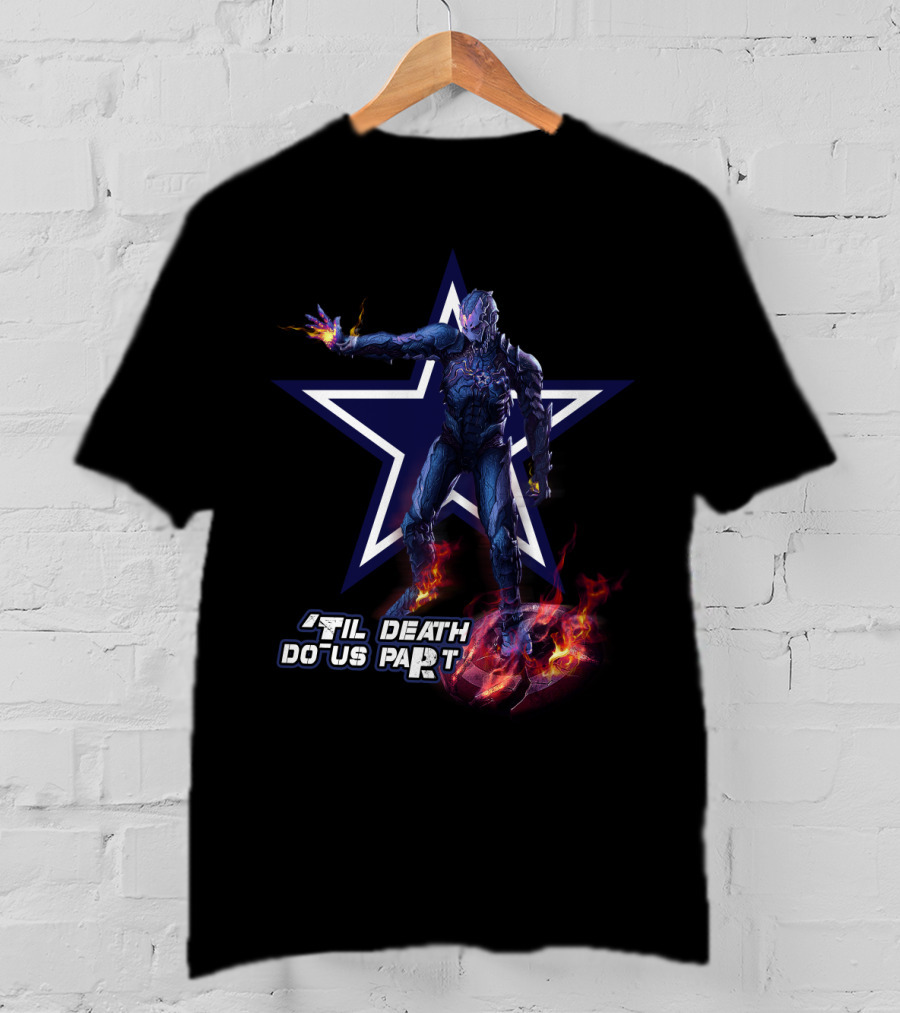 Ironman Dallas Cowboys Nfl 'Til Death Do Us Part T-Shirt
