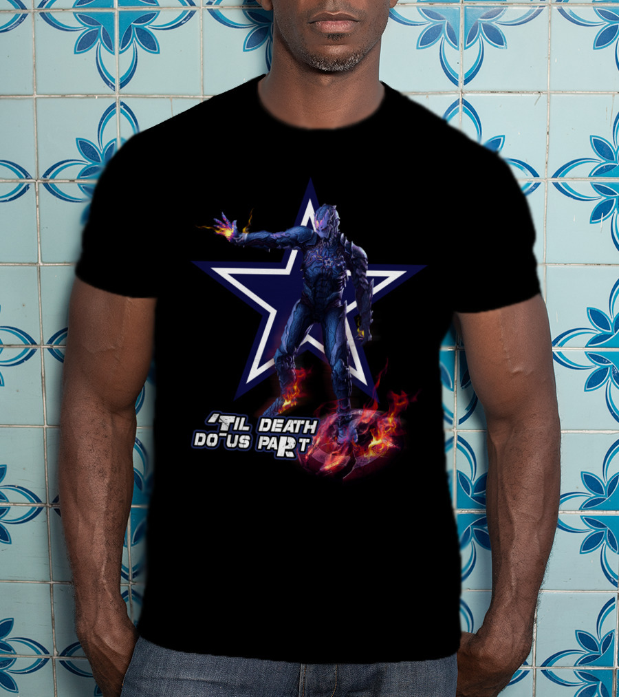 Ironman Dallas Cowboys Nfl 'Til Death Do Us Part T-Shirt