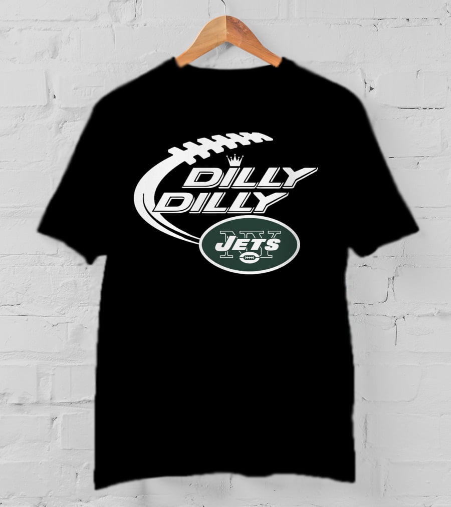 New York Jets Dilly Dilly Bud Light Football Theme T-Shirt