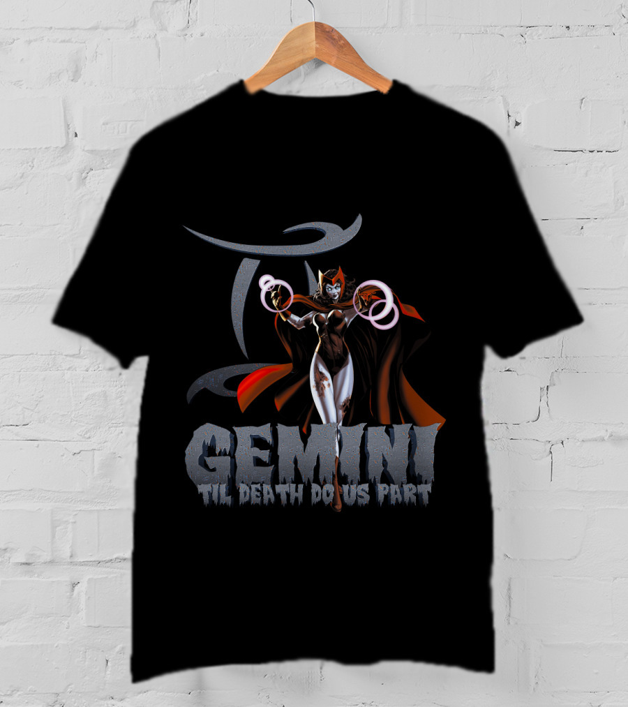 Scarlet Witch Gemini Til Death Do Us Part Marvel Fans T-Shirt