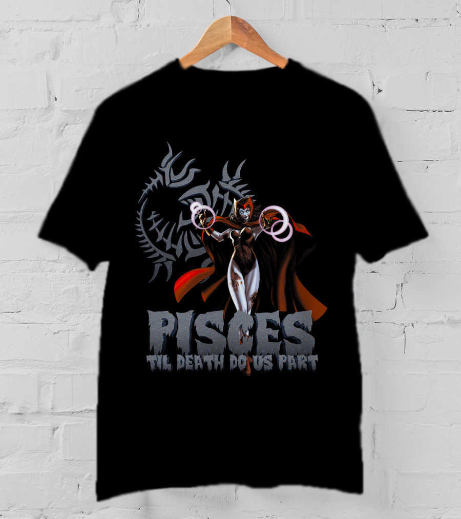 Scarlet Witch Pisces Til Death Do Us Part Marvel Fans T-Shirt