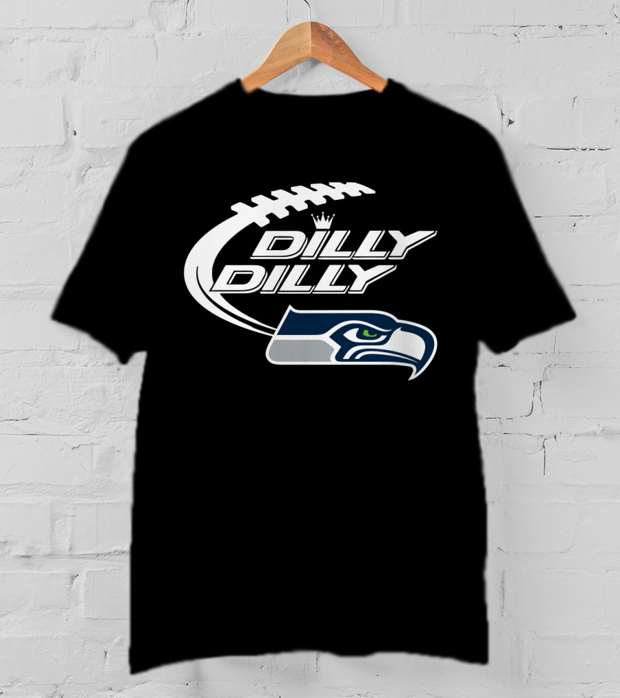 Dilly Dilly Seattle Seahawks Bud Light Football T-Shirt