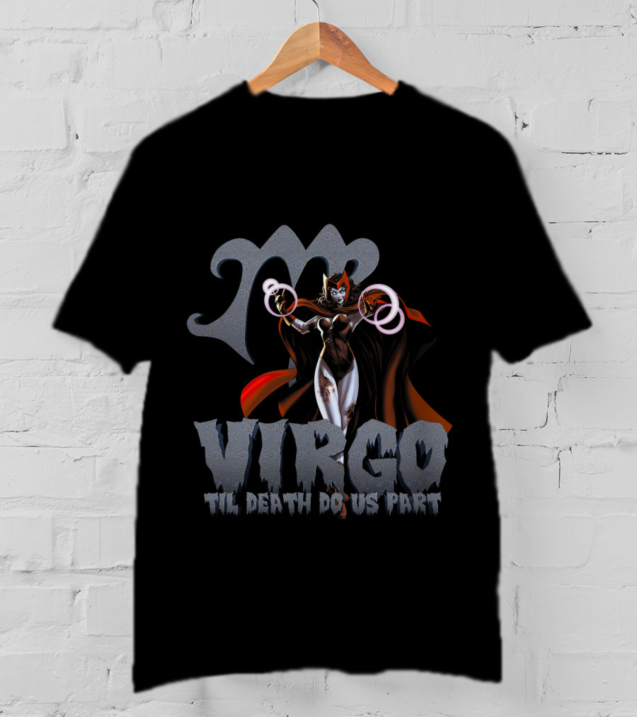 Scarlet Witch Virgo Til Death Do Us Part Marvel Fans T-Shirt