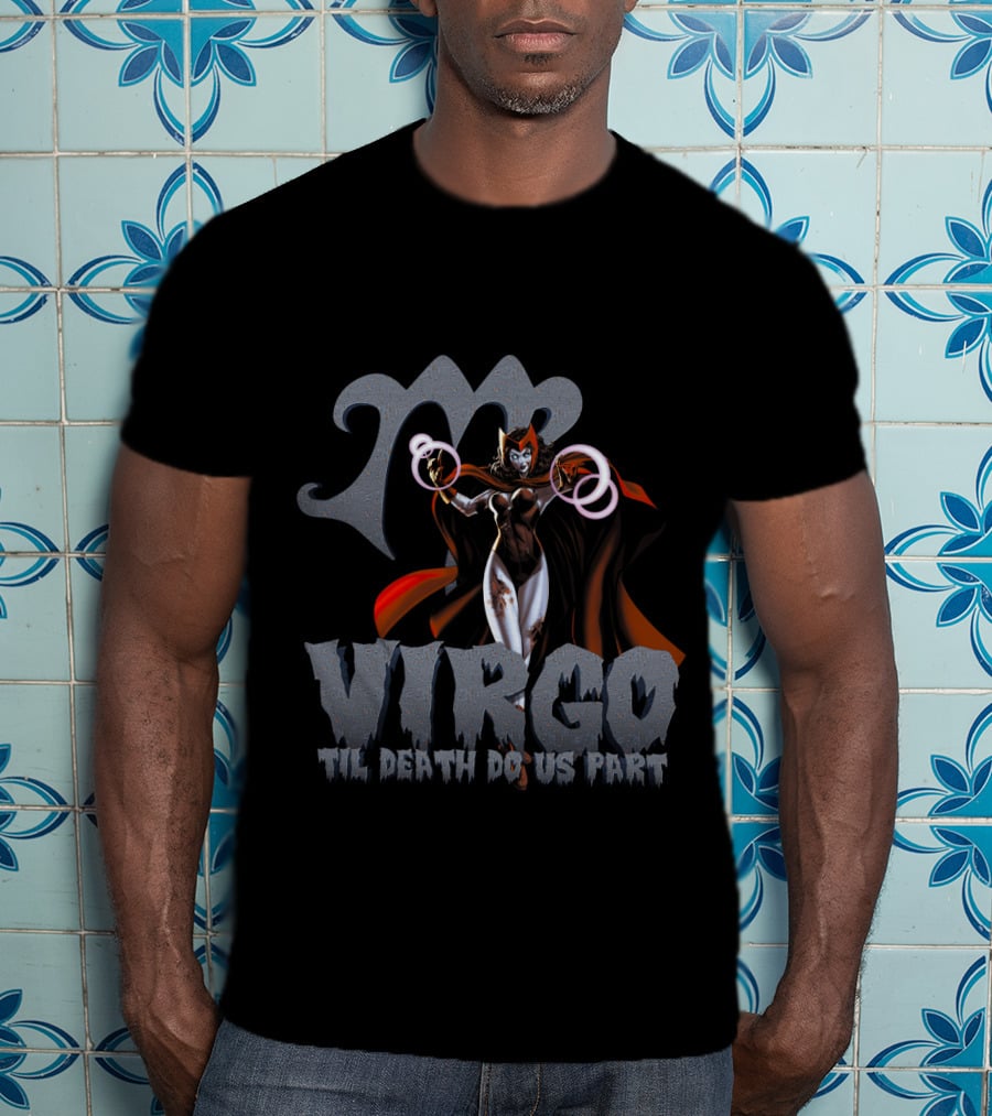 Scarlet Witch Virgo Til Death Do Us Part Marvel Fans T-Shirt
