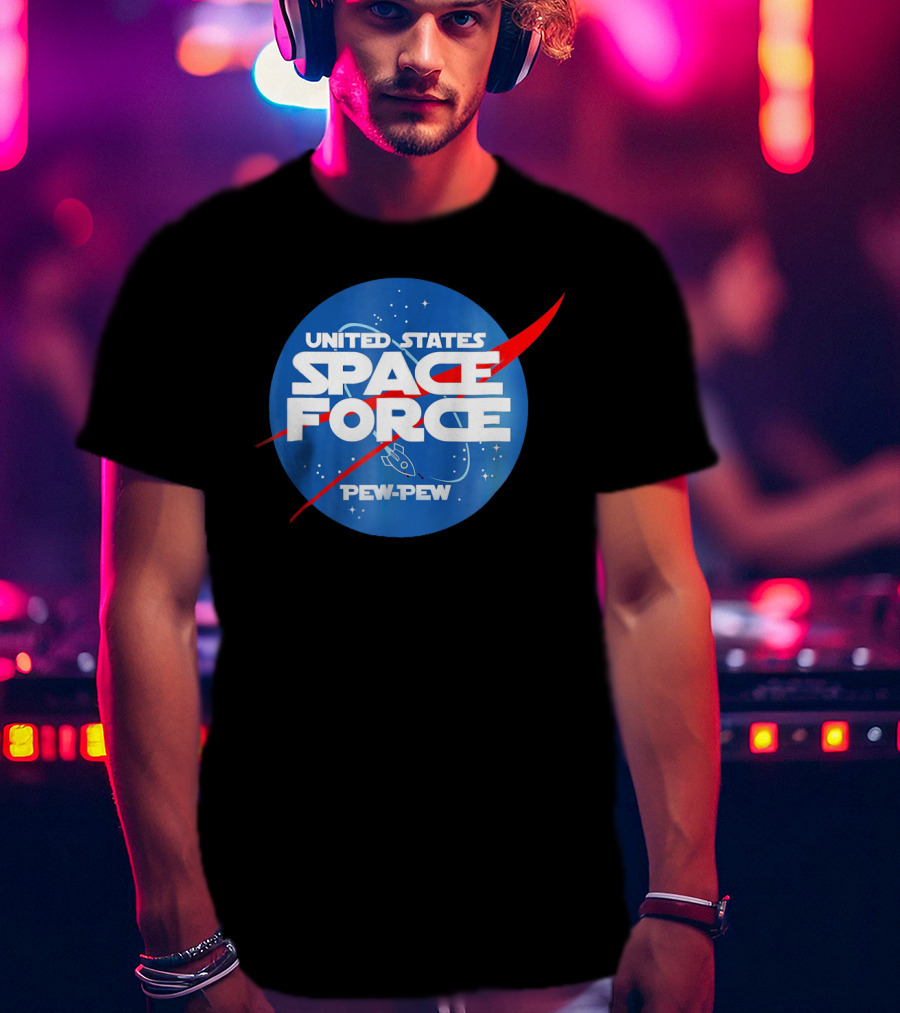 United States Space Force Pew-Pew T-Shirt