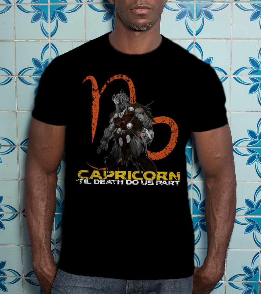 Marvel Zombie Thor Capricorn 'Til Death Do Us Part T-Shirt